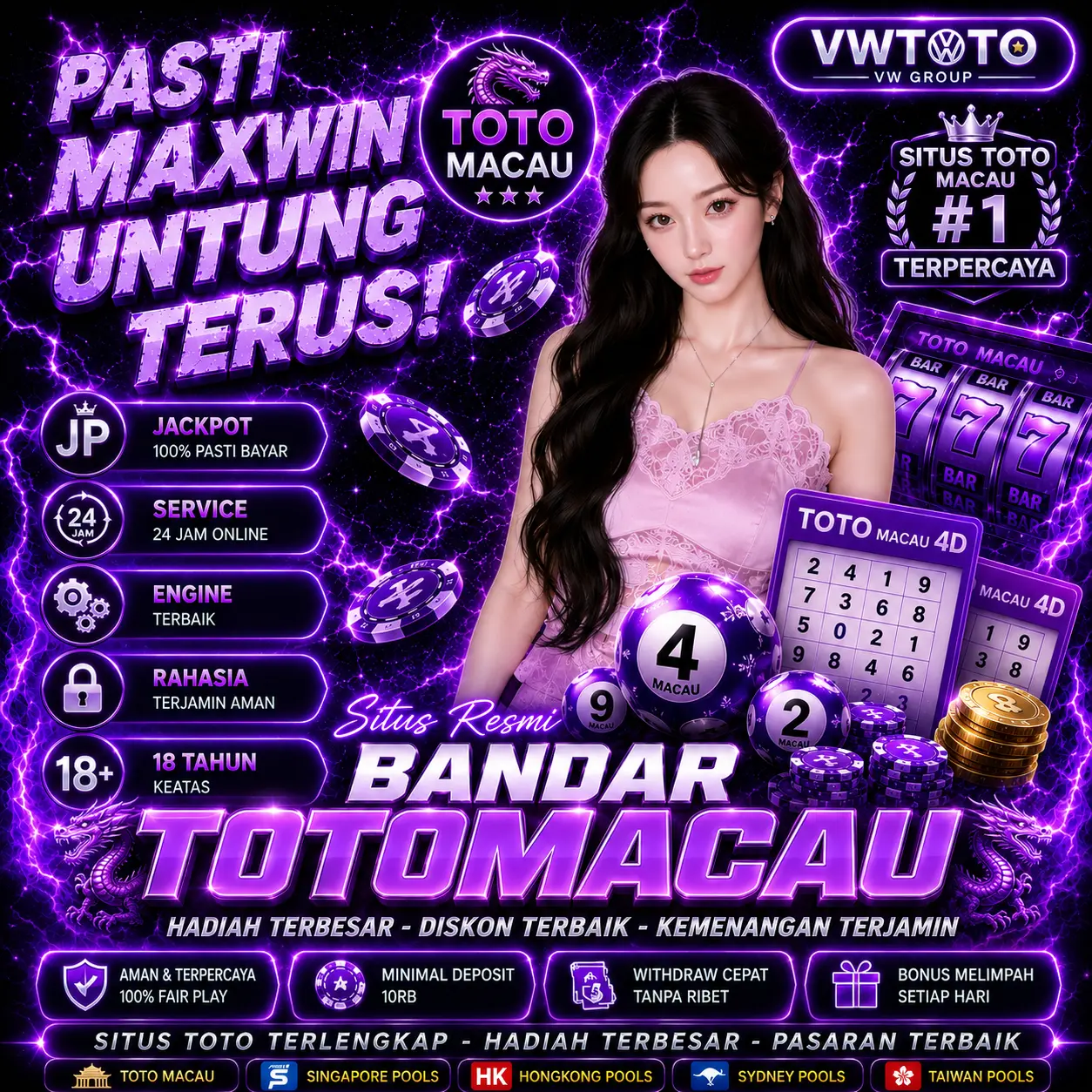 VWTOTO - Situs Bandar Totomacau Terpercaya dengan Pilihan Toto Slot Gacor Ternama
